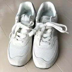 new balance 574 厚底 スニーカー 25cm