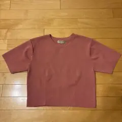 JUSGLITTY ピンク 半袖ニットのサムネイル