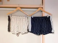 ショートパンツ　ドット柄　ネイビーホワイト　まとめ売り