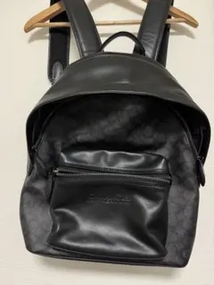 COACH レザー バックパック ブラックのサムネイル