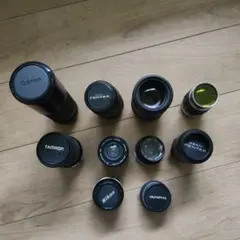 【ジャンク】カメラ レンズ OLYMPUS Canon など 10台①のサムネイル
