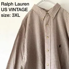 ト*ミ様 Ralph Laurenラルフローレン　長袖チェック柄シャツ　 最終価