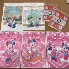 ディズニー ミッキー ミニー ポストカード シールセット