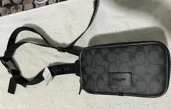 なんだべ さま」専用 COACH クロスボディ バッグC0916 SV/BK - メルカリ