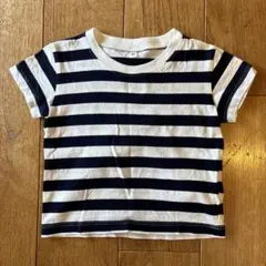 無印良品　Tシャツ　80   ボーダー