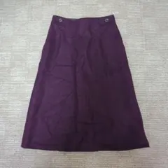 MACKINTOSH PHILOSOPHY ウールフレアスカート 38 パープルのサムネイル