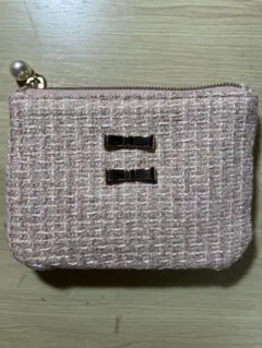 Francfranc ティッシュケース　ティッシュポーチ　ピンク リボンのサムネイル