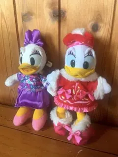 香港Disney 20周年 ドナルド デイジー ぬいぐるみセット 香港ディズニーランド 20周年コス 詰め放題 ドナルド デイジー