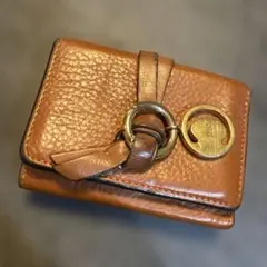 Chloe 三つ折り財布 ブラウン