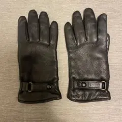 COACH レザー 手袋 6 1/2 ブラック ビンテージ