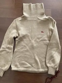 BURBERRY BLUE LABELタートルネックウール100%ホースロゴ38