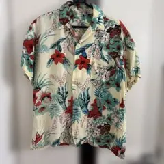 アロハシャツ 花柄 半袖 60s vintage
