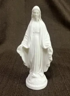 聖母マリア像（無原罪の聖母／恵みの聖母） 陶器製 置物