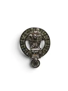 Versace メデューサ　ラインストーン　イヤリング(両耳用)