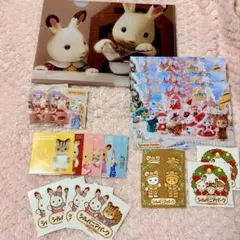 シルバニア クリアファイル シール ステッカー ポストカード まとめ売り