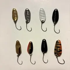 ウォーターランド 管釣り用スプーン 中古品 ８個セットのサムネイル