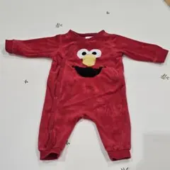 H&M エルモ 赤いロンパース 2-4M