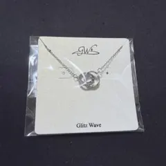 LuLuDiy GlitzWave ダブルリング ネックレス