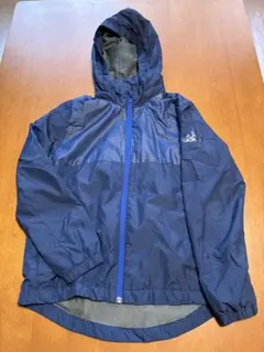 adidas キッズ フード付きウィンドブレーカー 네이비