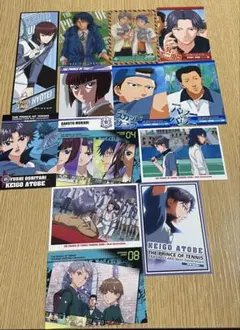 テニスの王子様 ★ 氷帝学園セット ロングステッカー&カード★