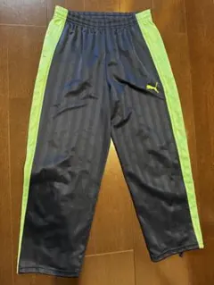Puma ジャージパンツ 黒/緑