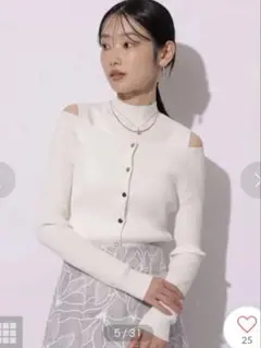 新品タグ付き♡マイストラーダ　オフショルアンサンブル　ホワイト