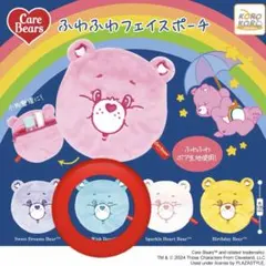 ケアベア フェイスポーチ ミントグリーン