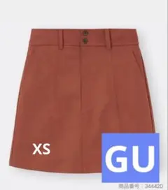 GU ハイウエストミニスカート レンガ色 インパンあり XSのサムネイル