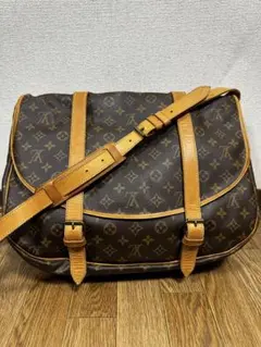 louis vuitton モノグラム ショルダーバッグ ソミュール43