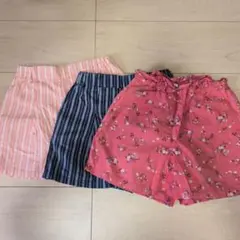 UNIQLO キッズ ショートパンツ 3点セット 120cm
