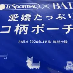 2026年4月号BAILA付録