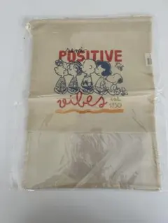 スヌーピー SNOOPY PEANUTS 中身が見える巾着袋 巾着 新品 未使用