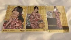 乃木坂46 賀喜遥香 生写真 真夏の全国ツアー2026 浴衣 3種コンプ