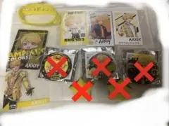 AMPTAK×COLORS あっきぃ 缶バ カード シリコンバンド