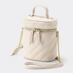 GU キルティングバニティバッグ ホワイト