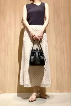 Mila Owen 後ろベンツシアードットナロースカートのサムネイル