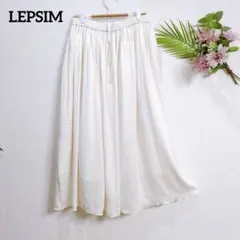 LEPSIM ロングスカート フレアスカート　ワッシャーギャザー 　M 　春夏のサムネイル