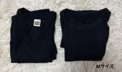 UNIQLO GT Hawkins Tシャツ 2枚セット ブラック Mサイズ