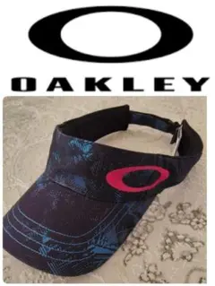 OAKLEY ネイビー パターン バイザー