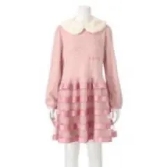 タグ付き未使用メゾピアノジュニア140㎝チュールスカート付きワンピース