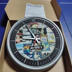 【非売品】AVIREX アヴィレックス 掛時計 壁掛け時計のサムネイル