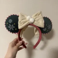 ディズニー　カチューシャ　クリスマス2025