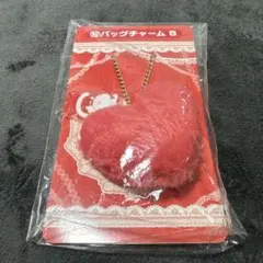 サンリオ ハローキティ くじ バッグチャーム Ｂ レッド ファー ハート 冬