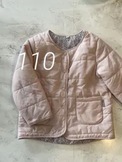 可愛いくすみピンク♡ アウター ジャケット 軽い 中綿 ダウン 110
