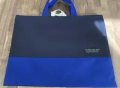 かーに様　ハンドメイド　レッスンバッグ　ネイビー　ロイヤルブルー　ループ付き　他