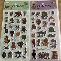 大人気！AIモンスター　ぷっくりシール2枚セット④