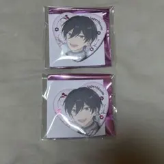 あんスタ スタフォニ4th ハート缶バッジ 氷鷹北斗 2点