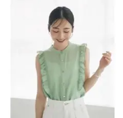 リトルスージー ワンショルダー ノースリーブ ホワイト - メルカリ