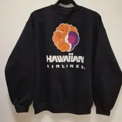 HAWAIIAN AIRLINES ブラックスウェット L