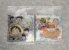 ワンピース大海賊シールウエハース　ルフィ他　USGR　2枚セット